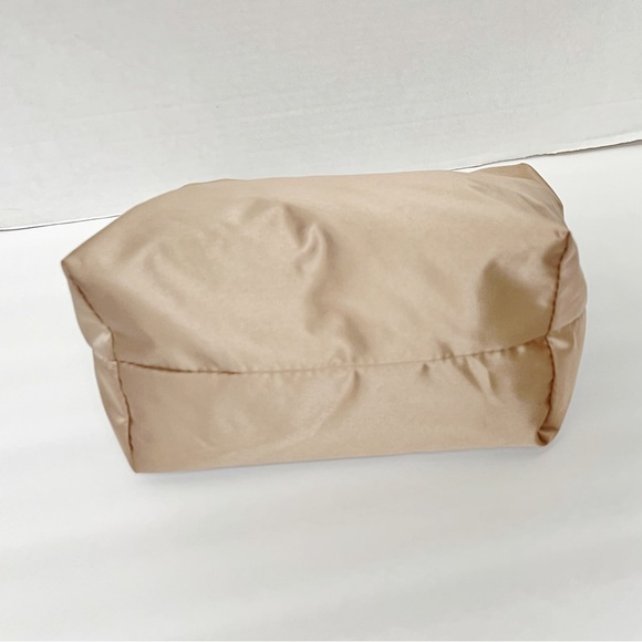 BOSTANTEN Nylon Travel Bag Cosmetics Designer Small Pouch Champagne - Picture 6 of 7